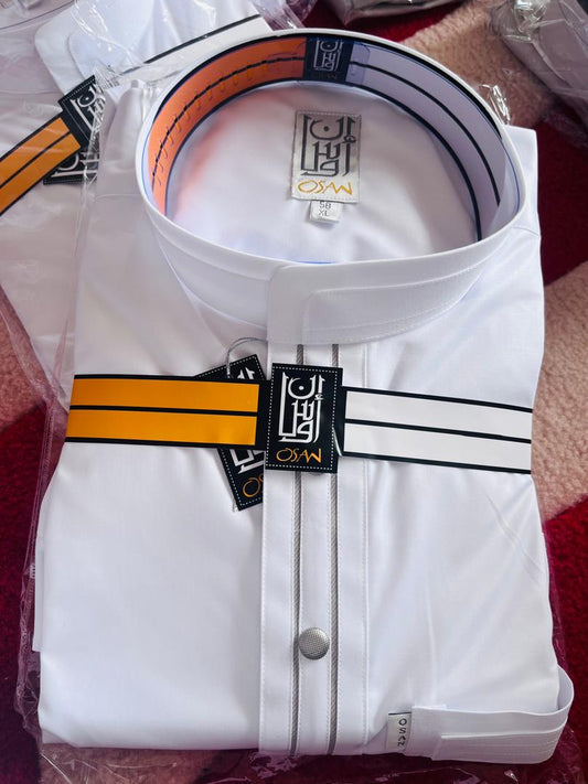 Qamis Homme Blanc Traditionnel – Al Sahel
