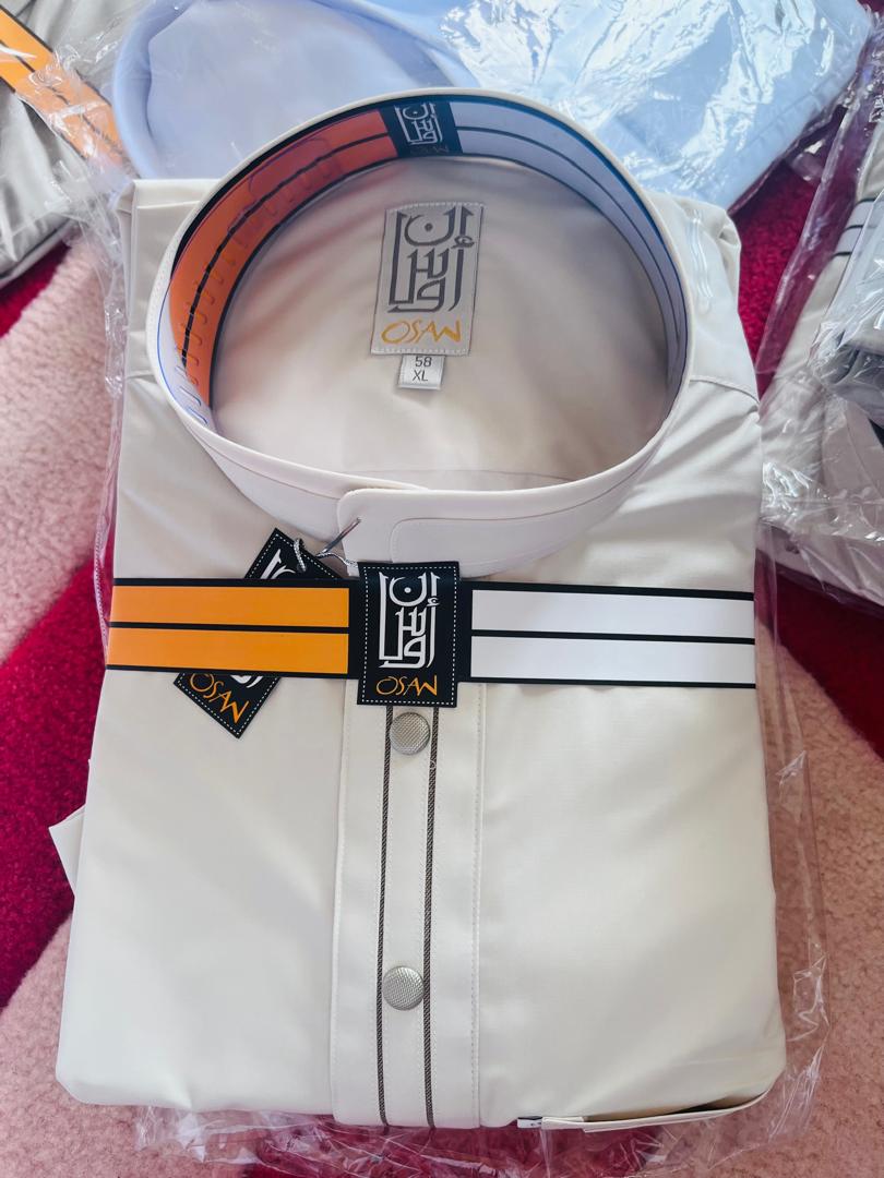 Qamis Homme Blanc Traditionnel – Al Sahel